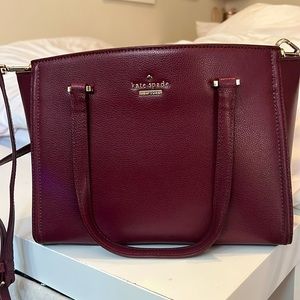 Kate Spade Deep Red Satchel
